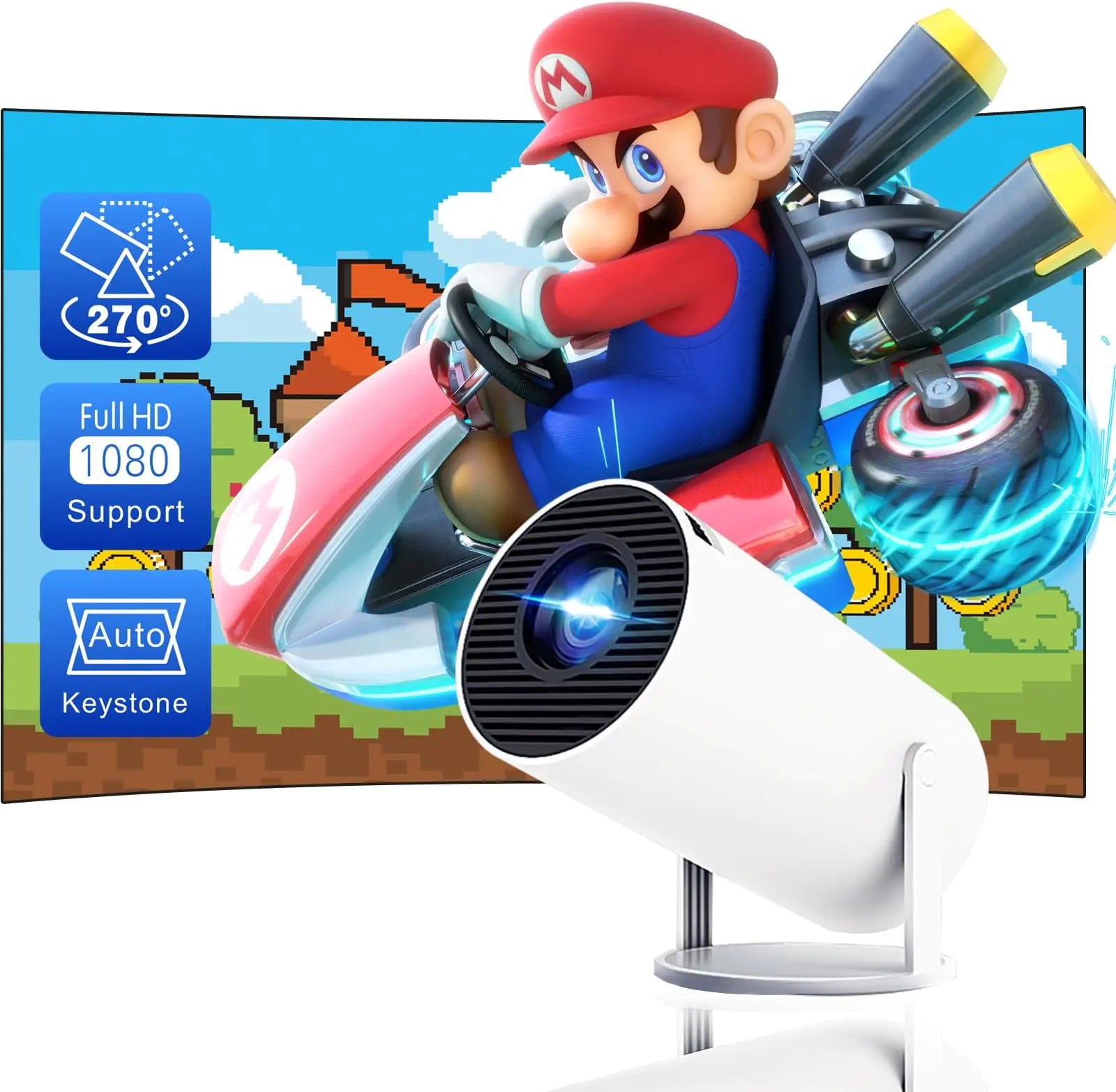 August- Mini Projector 4K 1080P